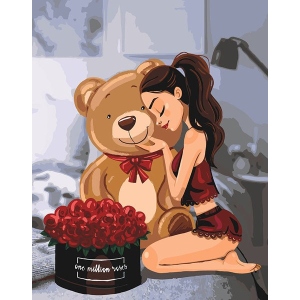 Картина за номерами Идейка "One million roses" 40 * 50см (КНО4606)