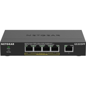 Коммутатор локальної мережі (Switch) Netgear GS305EP 4xGE PoE+, 1xGE в Україні