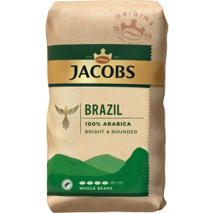 Кава в зернах Jacobs Origins Brazil 100% Арабика 1 кг в Україні