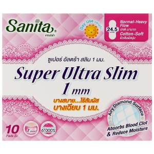 Прокладки гігієнічні Sanita Super Ultra Slim 10 шт. (8850461601474)