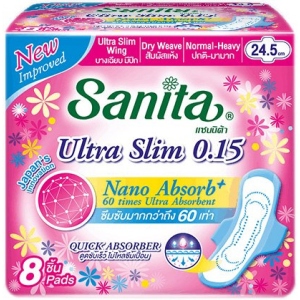 Прокладки гігієнічні Sanita Dry&Fit Ultra Slim Wing 8 шт. (8850461601795)