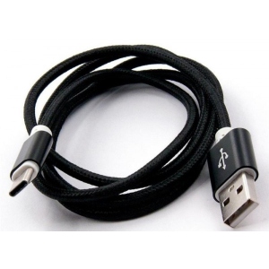 Кабель синхронізації даних DENGOS USB-USB Type-C 1.5м Black (NTK-TC-DL-BLACK)