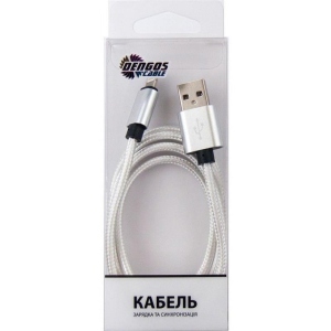 Кабель синхронізації даних DENGOS USB-USB Type-C 1m White (NTK-TC-MT-WHITE) порівняти ціни