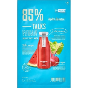 Маска для обличчя Missha Talk Vegan Squeeze Hydro Booster тканинна 27 г (8809643533720)