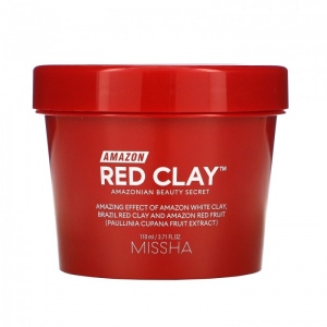 Маска для обличчя Missha Amazon Red Clay для очистки пор (8809643534987) офіційний сайт