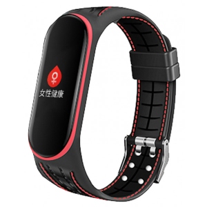 Ремінець для фітнес-браслету BeCover Lattice Style for Xiaomi Mi Smart Band 5 Red (705162)