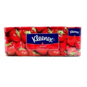 Серветки гігієнічні сухі Kleenex Полуниця 10 шт. (5029053028323)