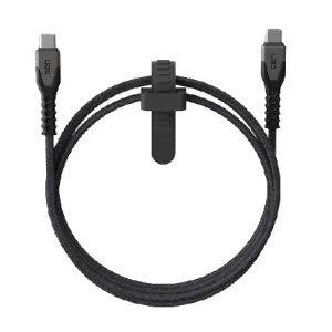 Кабель синхронізації даних UAG Type-C Rugged Kevlar Black/Gray 1.5m (9B4413114030)