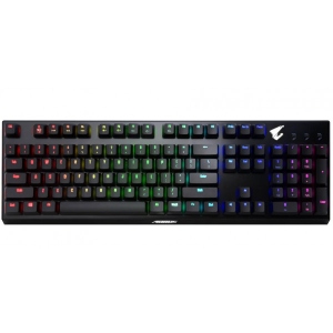 Клавіатура дротова ігрова Gigabyte Aorus K9 Black (AORUS K9 BLACK RU-RED)