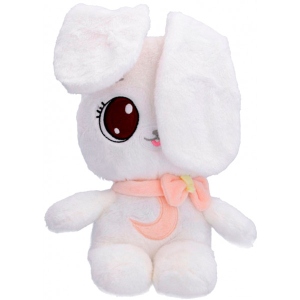 М'яка іграшка тварина Peekapets Кролик 28 см білий (906785)