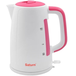 Електричний чайник Saturn ST-EK8435U White/Pink