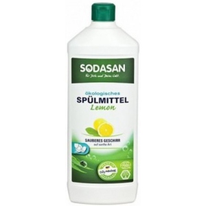 Засіб для ручного миття посуду Sodasan Лимон 1 л (4019886000208)