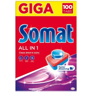 Таблетка для посудомийної машини Somat All in one 100 шт