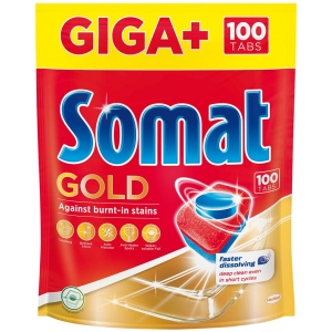 Таблетка для посудомийної машини Somat Gold Giga+ 100 шт.