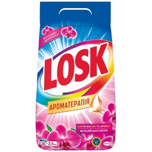 Пральний порошок Losk аромат Малайзійських колір 2.4 кг (9000101412826)