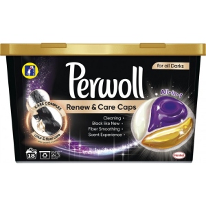 Капсули для прання Perwoll All-in-1 для темних та чорних речей 18 шт. (9000101513851)