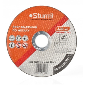Диск шліфувальний по металу Sturm 9020-125-12PRO 125x1.2x22 мм