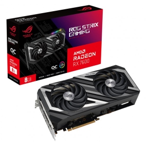 Відеокарта Asus Radeon RX 7600 8GB GDDR6 STRIX OC (ROG-STRIX-RX7600-O8G-GAMING)
