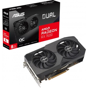 Відеокарта Asus AMD RX 7600 GDDR6 (DUAL-RX7600-O8G)