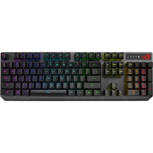 Клавіатура дротова ігрова Asus Rog Strix Scope RX Red Ru (90MP0240-BKRA00)