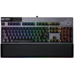 Клавіатура дротова ігрова Asus ROG Strix Flare II Animate RGB 113key NX Red USB EN Black