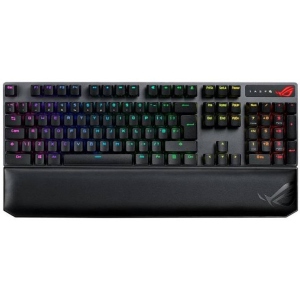 Клавіатура бездротова ігрова Asus ROG Strix Scope NX RD Deluxe RGB 105key USB/BT/WL EN, Black