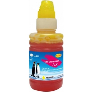 Чорнило G&amp;G Epson L800/L810/L850 Yellow T6734 100 мл (G&amp;G-C13T67344A)