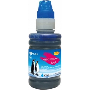 Чорнило G&G Epson L800/L810/L850 Cyan T6732 100 мл (G&G-C13T67324A)
