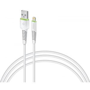 Кабель синхронізації даних Intaleo CBFLEXL0 USB-Lightning 0.2m White (1283126487439)
