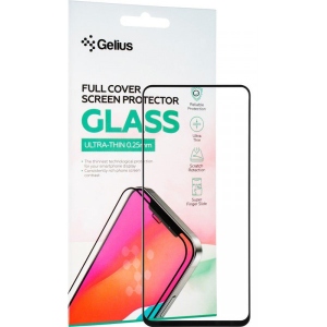 Захисне скло для смартфону Gelius Full Cover Ultra-Thin 0.25mm for Xiaomi Redmi Note 9 Pro/9s Black (91335)