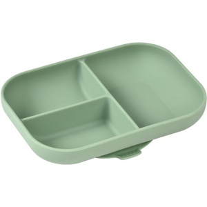 Тарілка для малюка Beaba силіконова Green (913549)