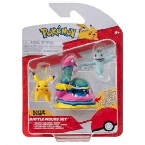 Набір ігрових фігурок Pokemon W19 - МАЧОП, ПІКАЧУ, АЛОЛА МАК (PKW3597)