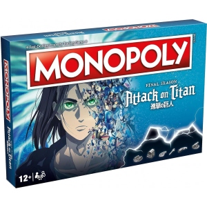 Настільна гра карткова (12+) 
Monopoly Attack on Titan The Final Season  Monopoly Winning Moves (WM04214-EN1-6)