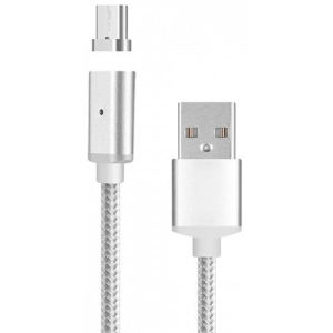 Кабель синхронізації даних Voltronic USB-USB Type-C 1 м Silver (YT-MCFB-TC/S)