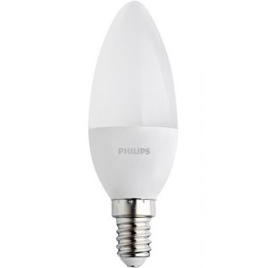 Лампочка світлодіодна Philips LEDCandle 6-60W E14 840 B35NDFR RCA (929002273737)