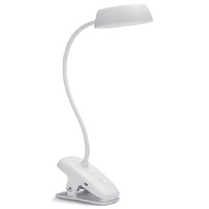 Настільна лампа Philips Donutclip 3Вт 4000K 1200мАг USB-A (929003179707)