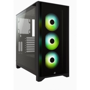 Корпус Corsair iCUE 4000X RGB Tempered Glass Black (CC-9011204-WW) без БП