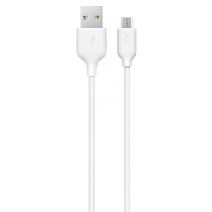 Кабель Ttec USB-мicroUSB 1.2m White (2DK7530B)