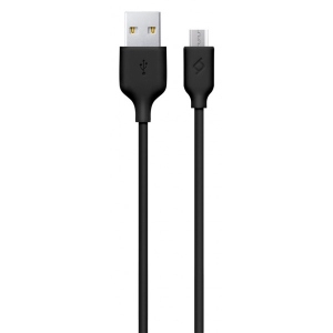 Кабель Ttec USB-мicroUSB 1.2m Black (2DK7530S)