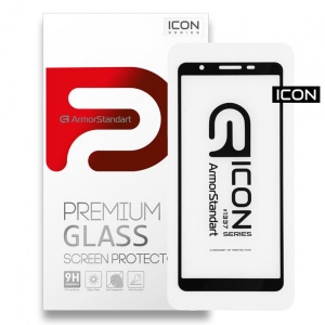 Захисне скло для смартфону Armorstandart Icon for Samsung Galaxy A01 Core SM-A013 Black 0.33mm (ARM57289)