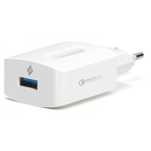 Мережевий зарядний пристрій Ttec SpeedCharger White (2SCQC01K)