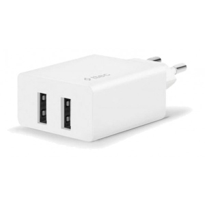 Мережевий зарядний пристрій Ttec SmartCharger DUO White (2SCS21B)