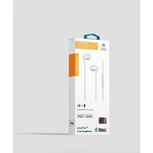 Навушники вкладиші дротові Ttec EchoPro Pearl White (2KM111B)