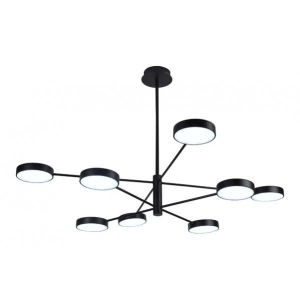 Світлодіодний світильник Miorro LED Fiori з пультом ДК, 92W, 2700-6000К чорний (51-313-003)