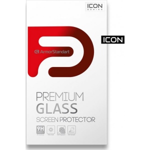 Захисне скло для смартфону Armorstandart Icon for Samsung Galaxy A12 SM-A125 Black, 0.33mm (ARM57968) купити в Києві