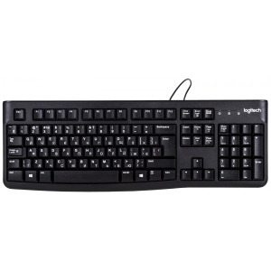 Клавіатура дротова Logitech K120 OEM Black UKR