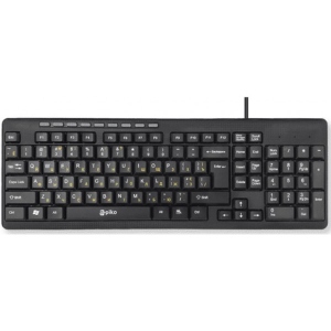 Клавіатура дротова Piko KB-008 Black USB (1283126467103)