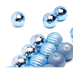 Набір ялинкових іграшок Colorway Merry Christmas mix 16 шт. Light Blue_OEM (CW-MCB816LB_OEM) купити