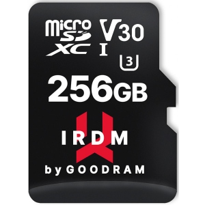 Карта пам'яті Goodram MicroSDXC 256GB UHS-I/U3 Class 10 IRDM + SD-адаптер R100/W70MB/s (IR-M3AA-2560R12)
