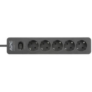 Мережевий фільтр APC Essential SurgeArrest 5 розеток 1.5 м Black (PME5B-RS)